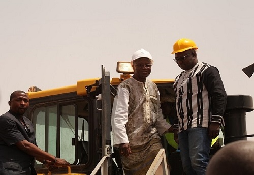 Route Ouagadougou - Kongoussi : Christophe Dabiré lance les travaux de réhabilitation
